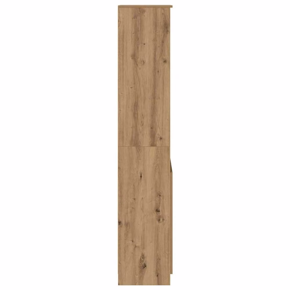 Berkfield Home Artisan Oak Highboard in Brown, W/D/H: 50 x 35 x 180 cm – 2