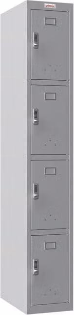 Phoenix Safe Company PL1430GGE Personal Locker in Grey with Electronic Locks, H 180 cm x W 100 cm – 1