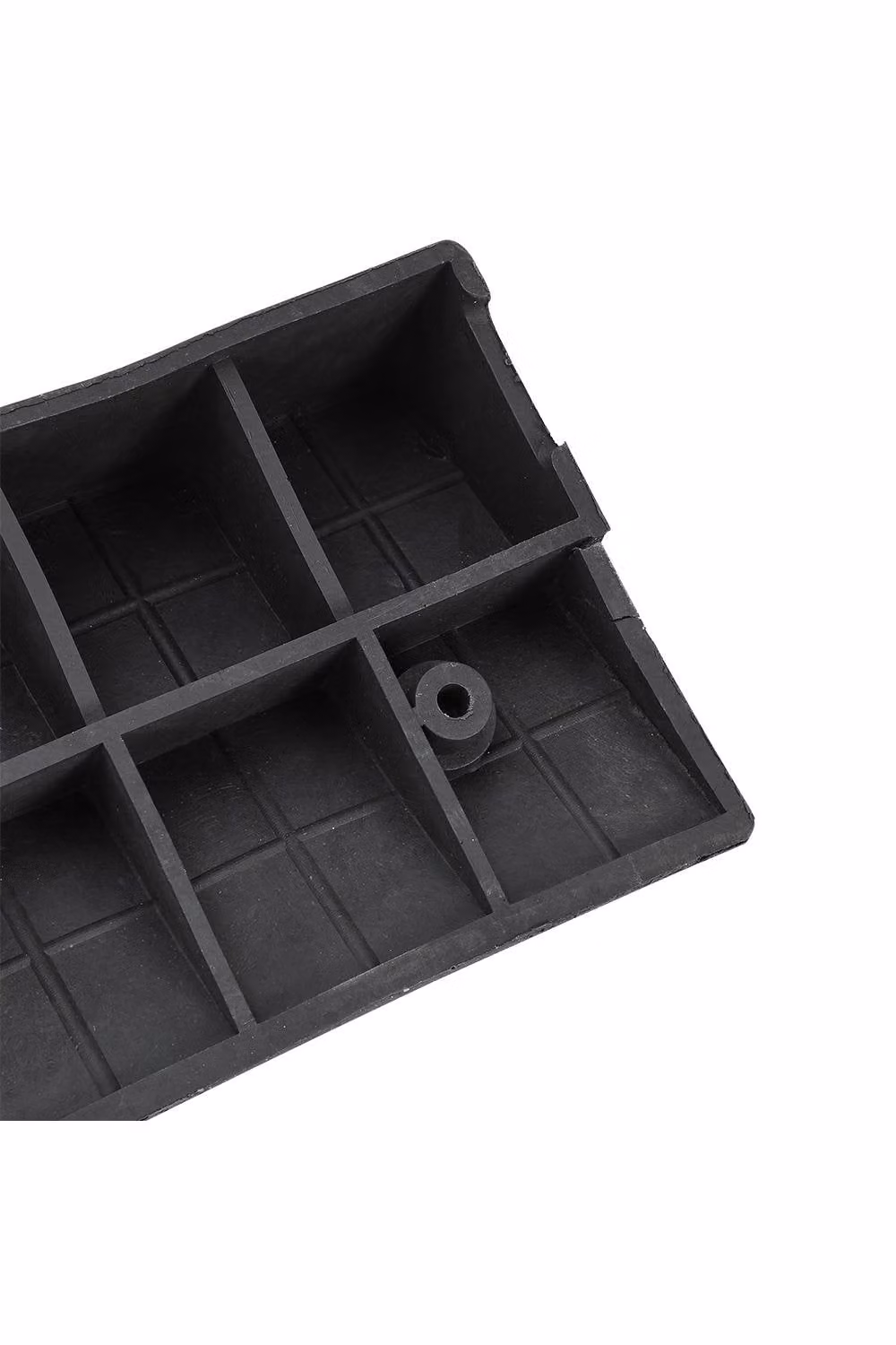 Living and Home Black Rubber Kerb Ramp for Home and Industrial Use, W: 100 cm, D: 30 cm, H: 12 cm – 5