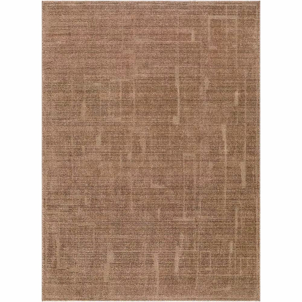 Livabliss Alba Modern Geometric Living and Dining Rug in Green and Brown, W: 160 cm, L: 215 cm – 2