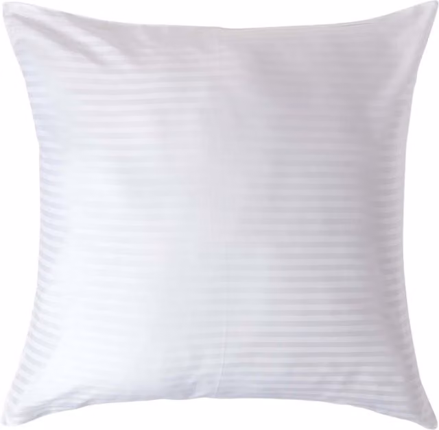 Homescapes White Combed Cotton Percale Housewife Pillowcase, W: 80 cm