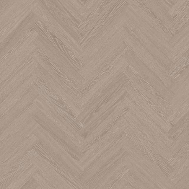 Palio Wood Effect Herringbone Glue Down Luxury Vinyl Tile in Grey and Beige, 2mm Thickness
