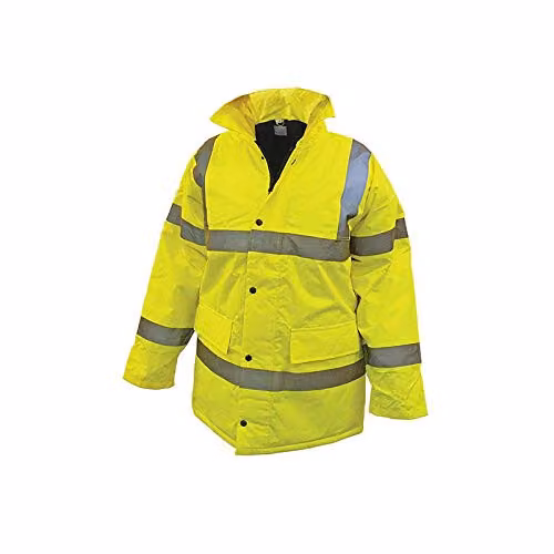 Scan Hi-Vis Motorway Jacket in Yellow, Size M – 2