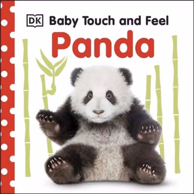 DK Baby Touch and Feel Panda Board Book in Black, White and Multicolour