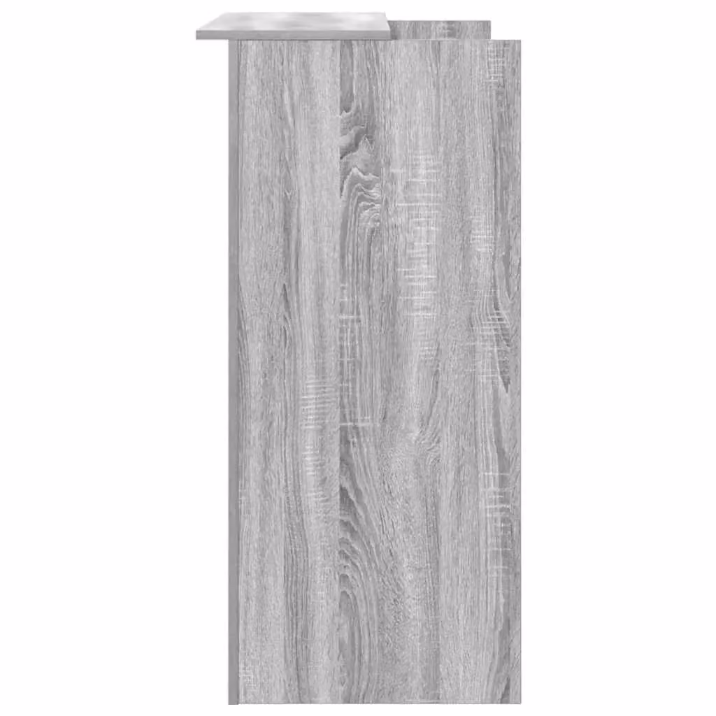 Berkfield Home Reception Desk in Grey Sonoma, W/D/H: 100 x 50 x 103.5 cm – 2