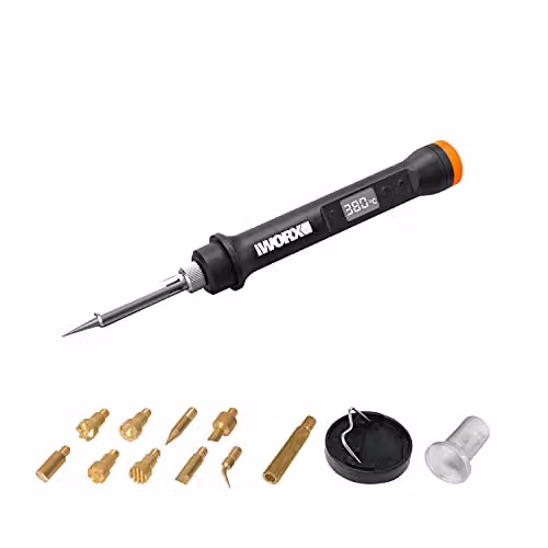 Worx WX744.9 MAKERX 20V Wood and Metal Crafter Soldering Iron, Black