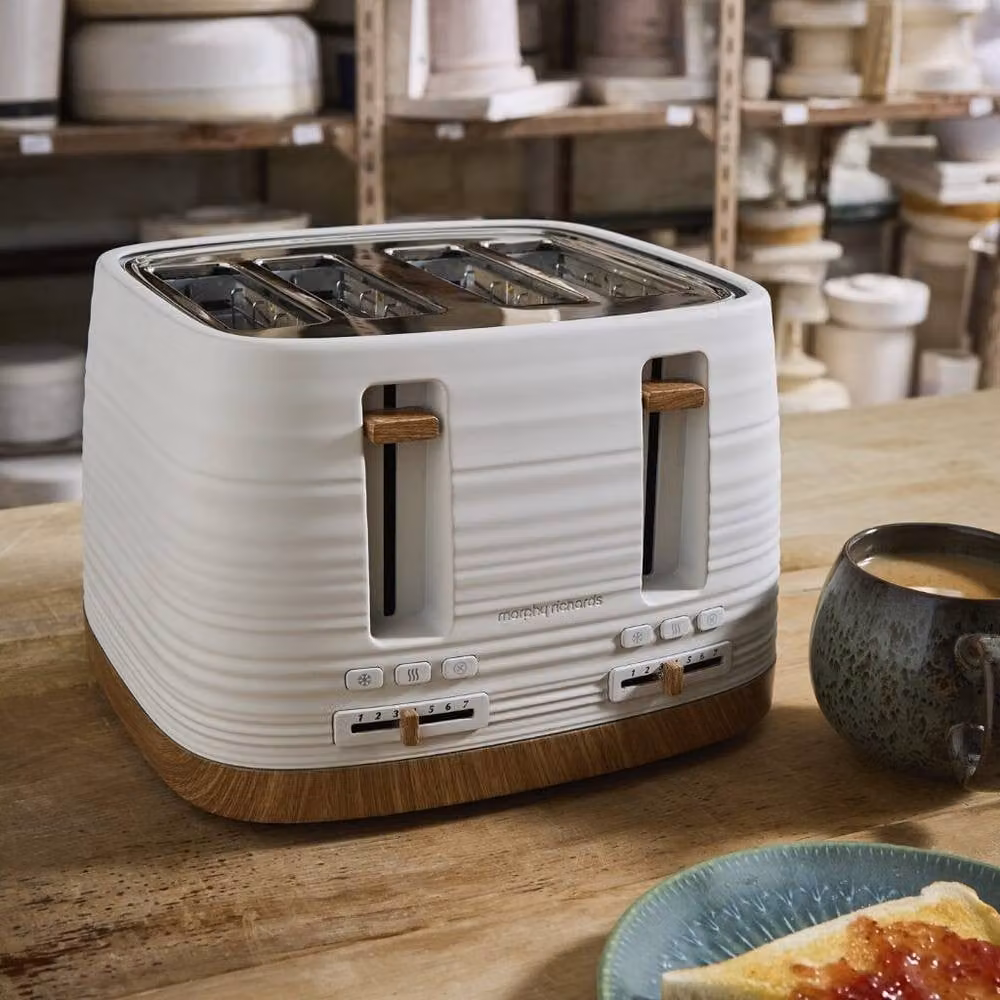 Morphy Richards Clay 4 Slice Toaster in White – 7