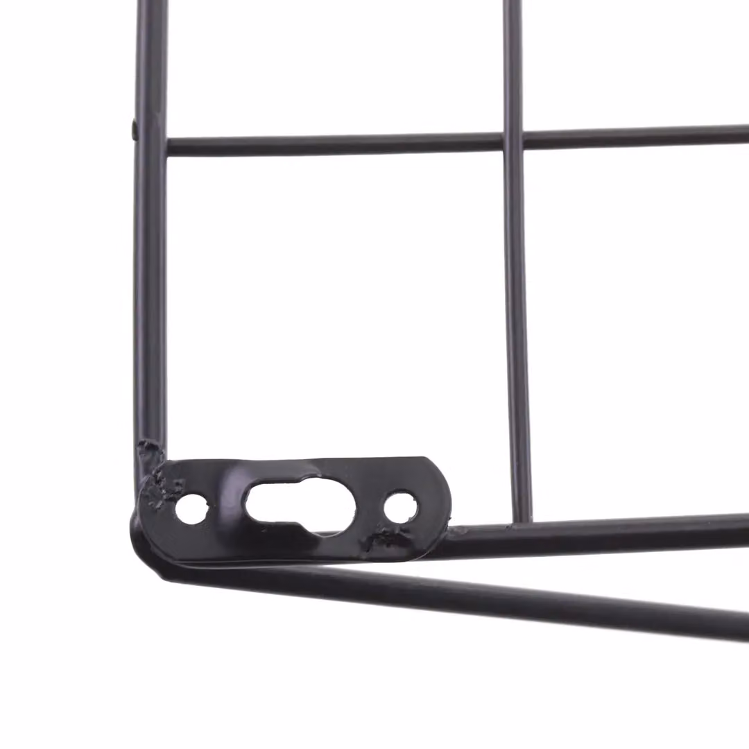 Hinsinc Black Metal Wall Mounted Magazine and Newspaper Storage Basket – 2