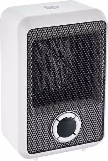 Airmaster 500W PTC Mini Ceramic Fan Heater in White – 1