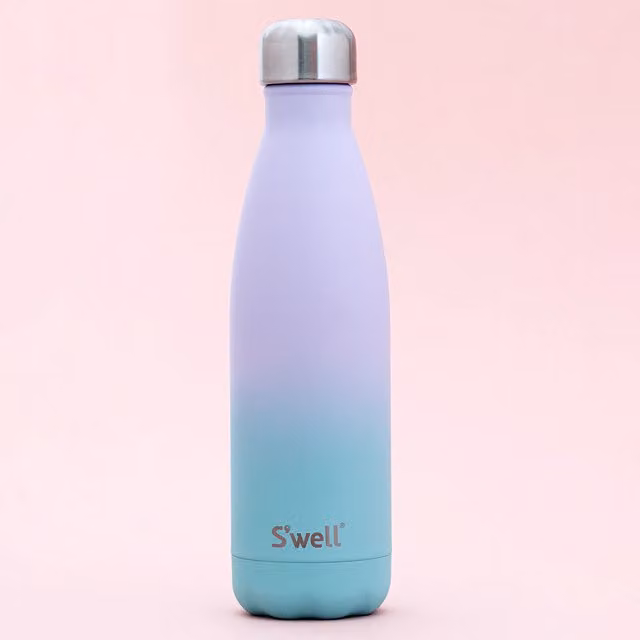 S'well Pastel Candy Vacuum Insulated Stainless Steel Water Bottle, 500 ml, Pink