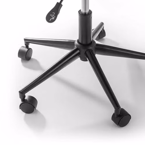 Julian Bowen Erika Ergonomic Office Chair in Black with Synthetic Leather and Metal Frame – 4