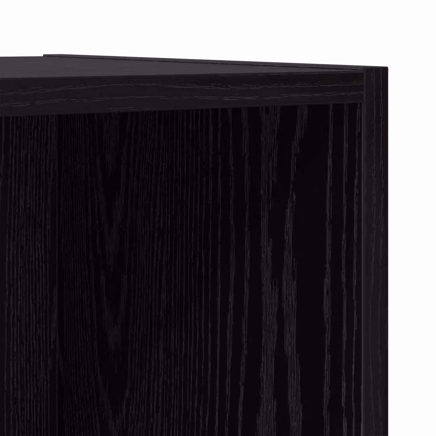 Berkfield Home Modern TV Cabinet in Black Oak, W/D/H: 37 x 37 x 107 cm – 6