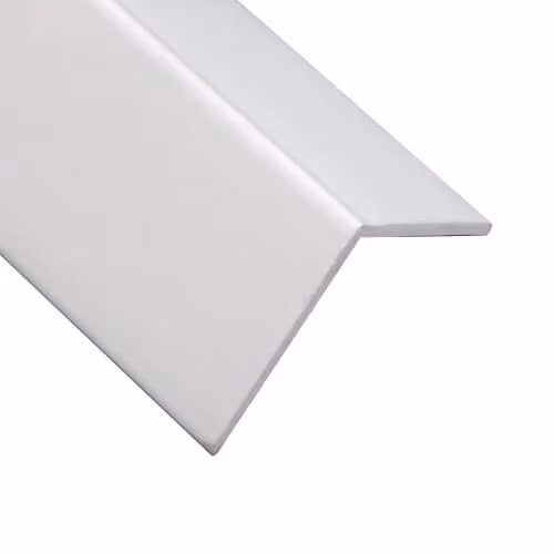 AM Clad PVC Hygiene Cladding Angle Trim, White, 25mm x 25mm x 3m