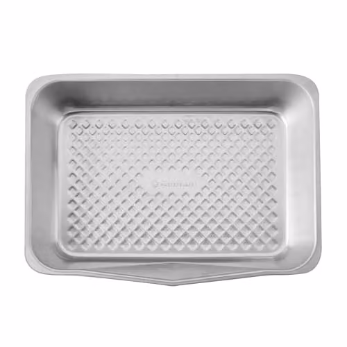 MasterClass Silver Aluminium Rectangular Roasting Pan with Pouring Spout – 1
