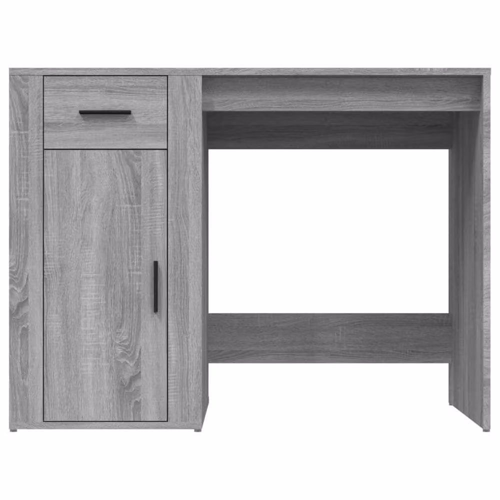 Berkfield Home Modern Computer Desk in Grey Sonoma, W/D/H: 100 x 49 x 75 cm – 4