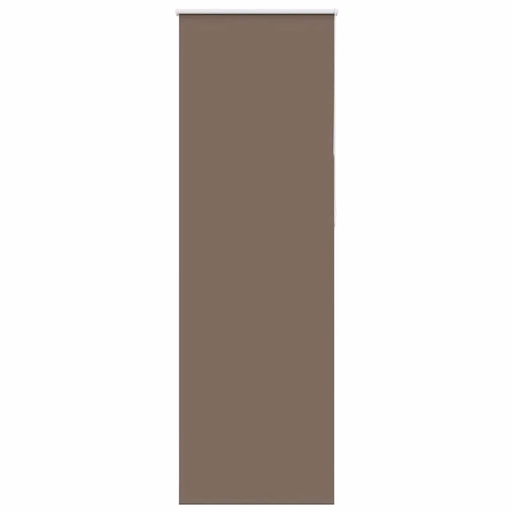 Berkfield Home Blackout Roller Blind, Brown Polyester, W: 70 cm, H: 210 cm – 2