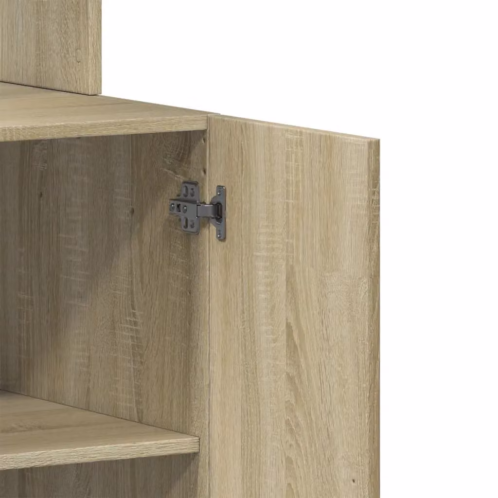 Berkfield Home Sonoma Oak Kitchen Tall Unit in Brown, W: 60 cm, D: 50 cm, H: 180 cm – 2