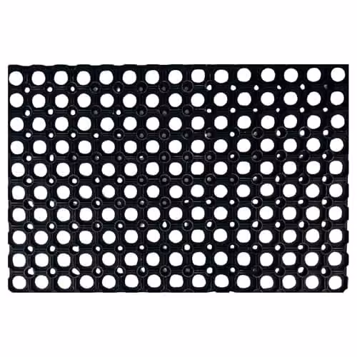 Ark Mat Heavy Duty Black Rubber Door Mat, W/D/H: 60 x 40 x 1.2 cm – 1