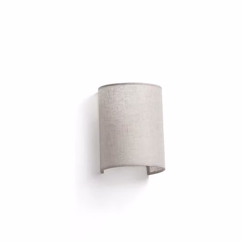 Netlighting Otton Round Linen Up Down Wall Lamp in White or Beige – 1