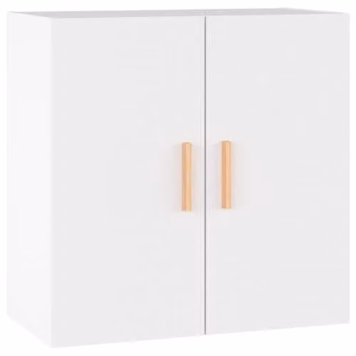 vidaXL Scandinavian Wall Cabinet in White MDF, W/D/H: 60 x 30 x 60 cm