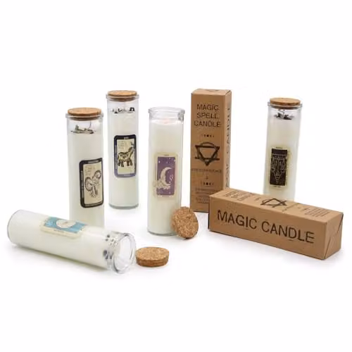 KDMD Magic Spell Success Candle in White