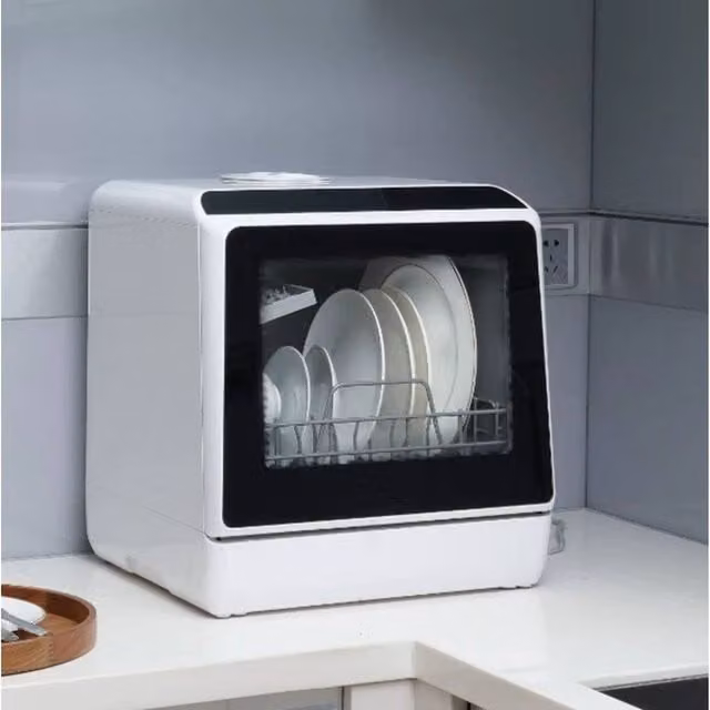 PAWNORA White Freestanding Table Top Countertop Dishwasher – 1