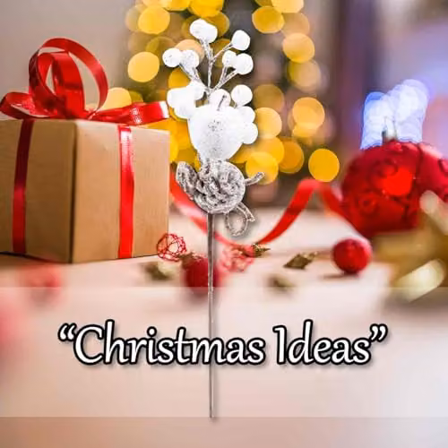 VFM e-Store White Christmas Party Decoration, 32 cm – 5