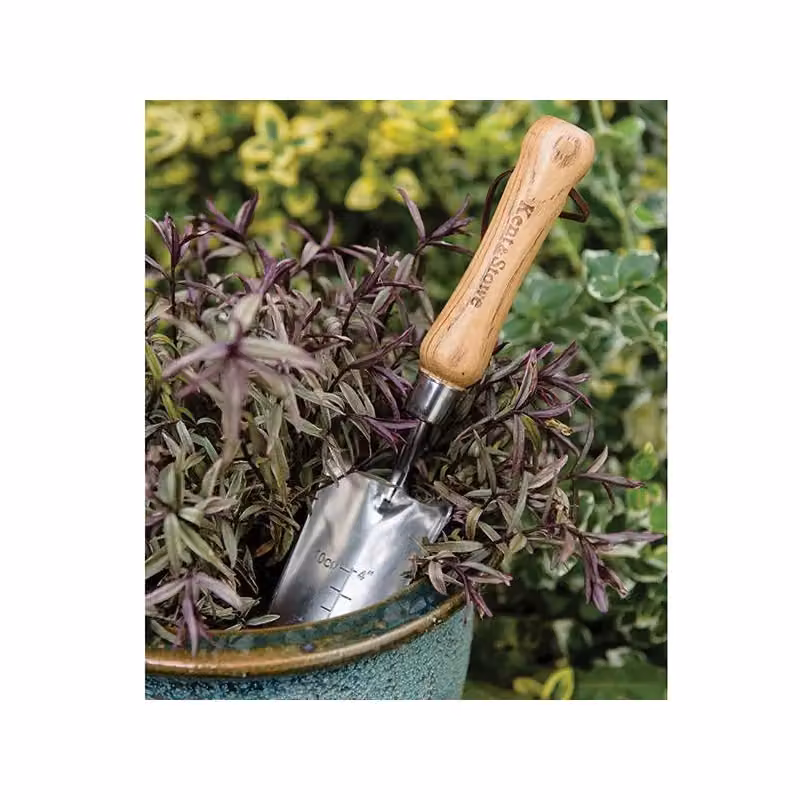 Kent & Stowe Hand Transplanting Trowel with Wood Handle in Multicolour – 2