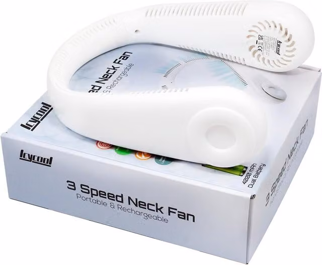 Icycool Neck Fan Extra Life 4000mAh in White