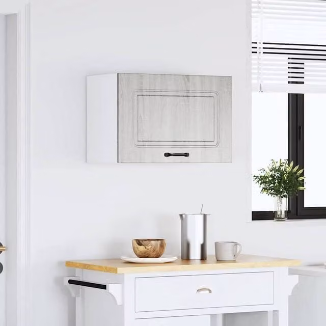 Berkfield Home Kalmar Kitchen Wall Cabinet in Grey Sonoma, W/D/H: 60 x 31 x 40 cm