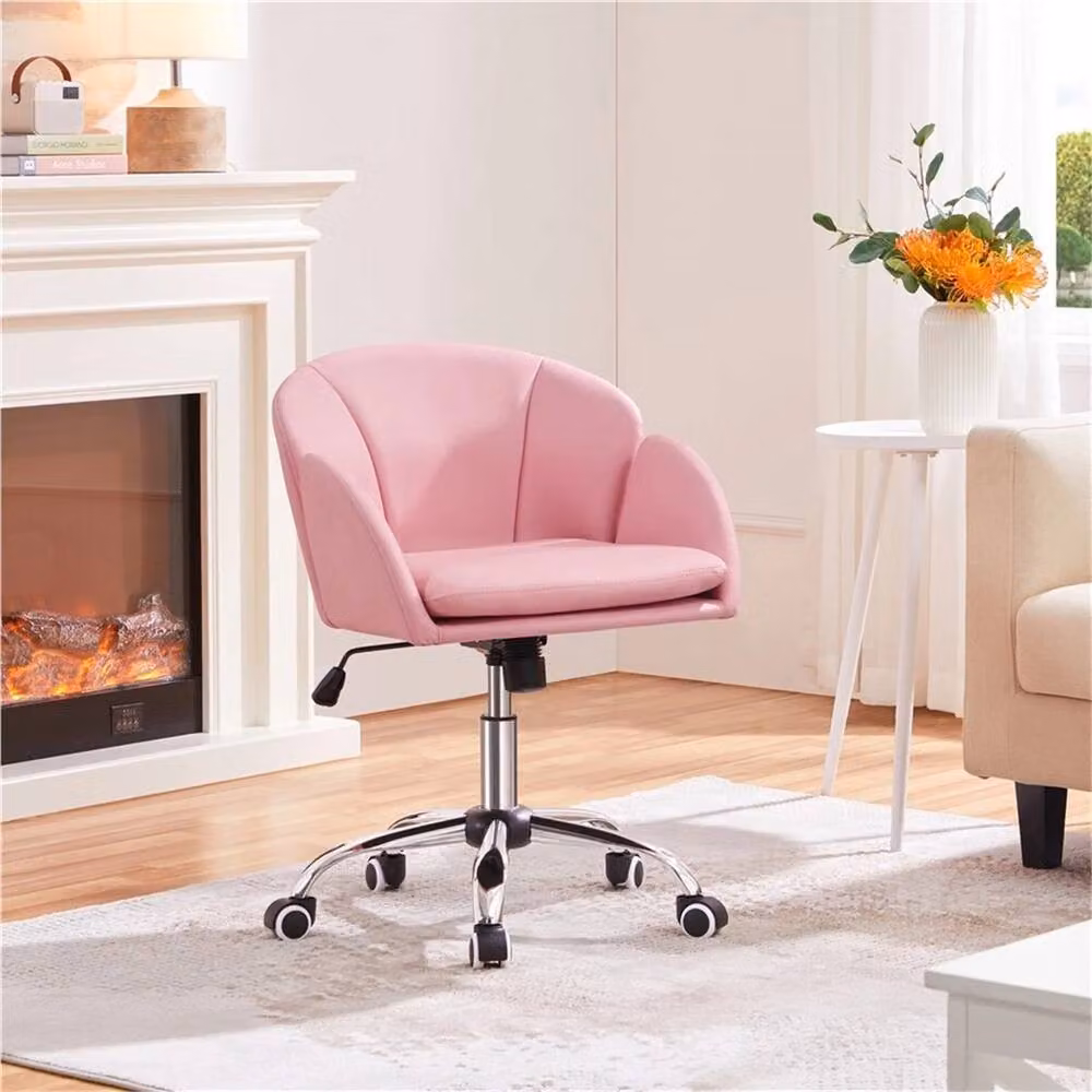 Kelvenix Pink Swivel Task Chair for Home Office – 2