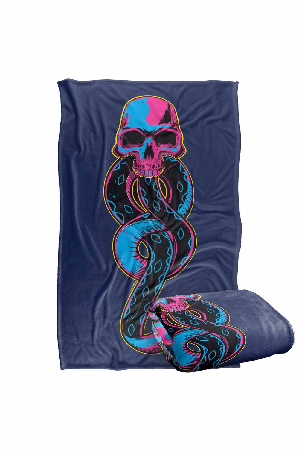 LOGOVISION Harry Potter Death Eater Dark Mark Super Soft Fleece Throw Blanket, Multicolour, W: 152.4 cm x L: 152.4 cm – 6