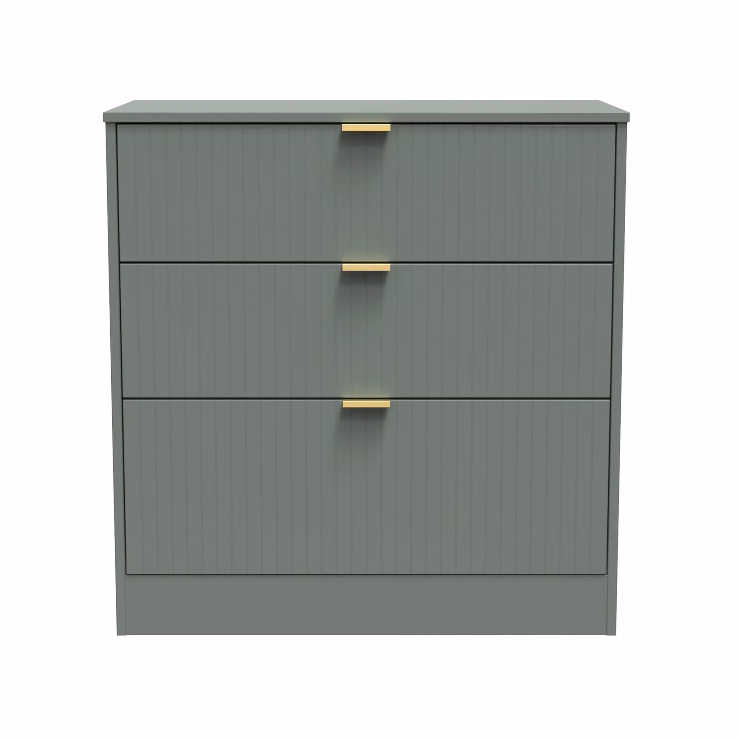 Ready Assembled 2 U Denver 3 Drawer Deep Chest in Pale Green – 2