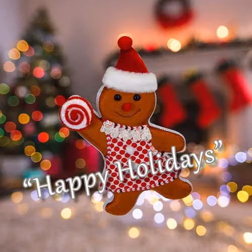 VFM e-Store Christmas Gingerbread Animal Hanging Decoration, Red and Multicolour, H 31 cm x W 20 cm – 4