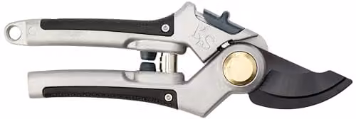 Kent & Stowe Eversharp Lite All Purpose Bypass Secateurs with Carbon Steel Blades and Aluminium Handles in Grey and Silver – 1
