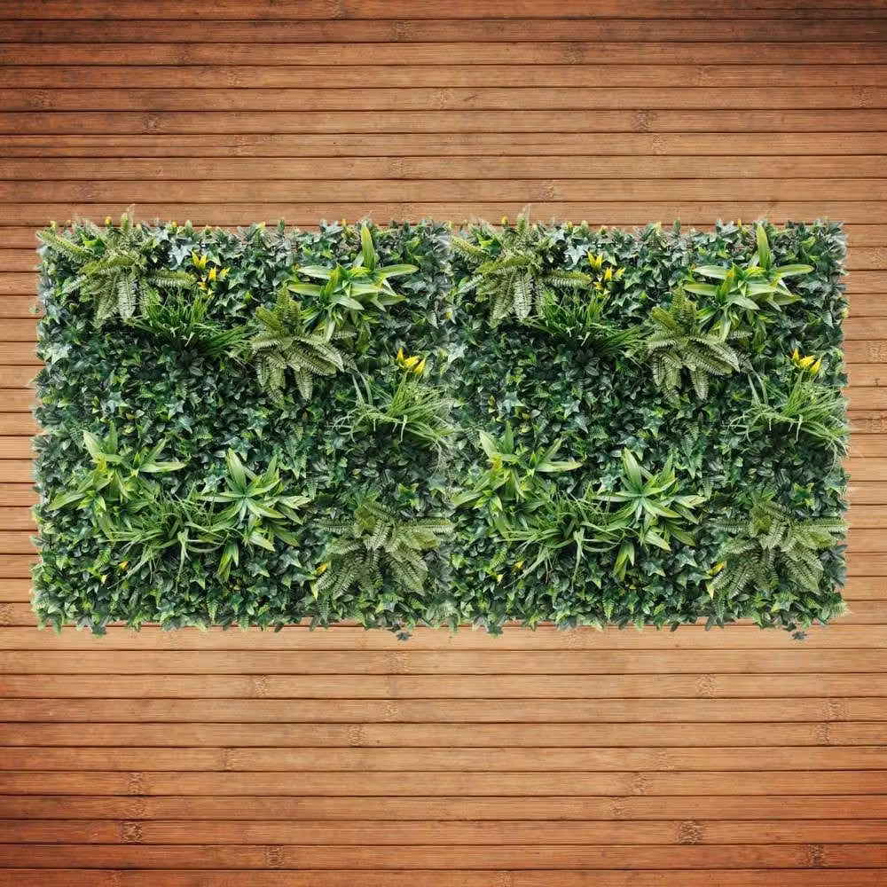 Ark Mat Greenwheat Artificial Plant Wall Panel, Green, 1 x 1 m – 8