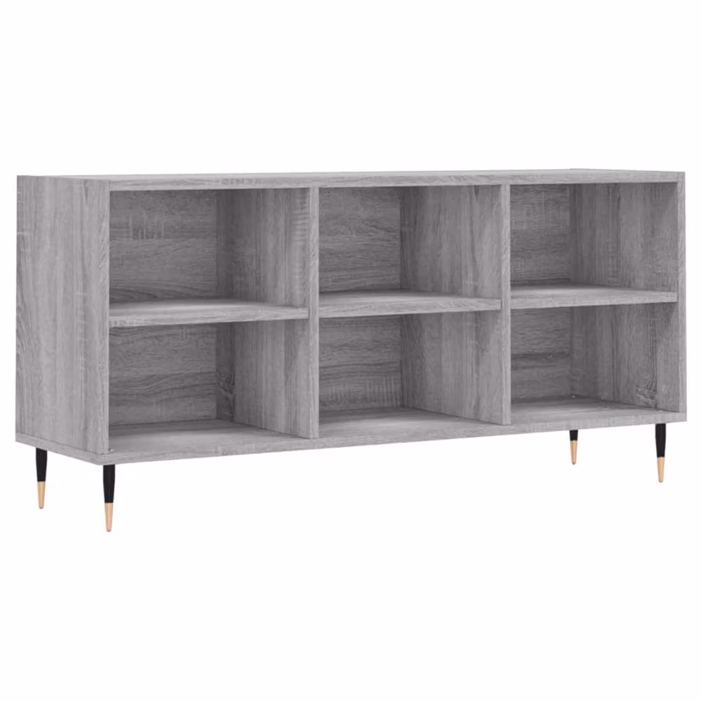 Berkfield Home TV Cabinet in Grey Sonoma, W/D/H: 103.5 x 30 x 50 cm – 3