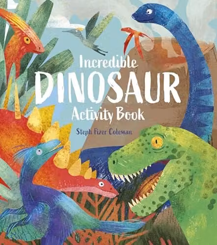Arcturus Multicolour Dinosaur Activity Book Paperback – 1