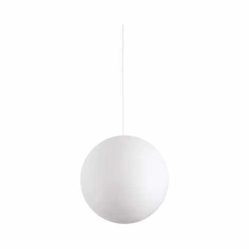 Netlighting Carta Indoor Globe Ceiling Pendant Lamp, White, E27