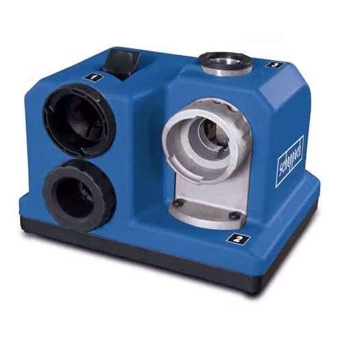 Scheppach DBS800 Drill Bit Sharpener in Blue with 80W Motor and Diamond Grinding Wheel