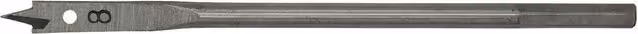 Loops Silver Fully Hardened Wood Drill Bit with Hex Shank, 8 x 152 mm