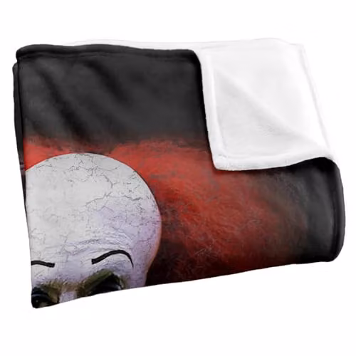 LOGOVISION It 1990 Many Faces of Pennywise Silky Touch Super Soft Fleece Throw Blanket, Multicolour, W: 127 cm, D: 152.4 cm – 2