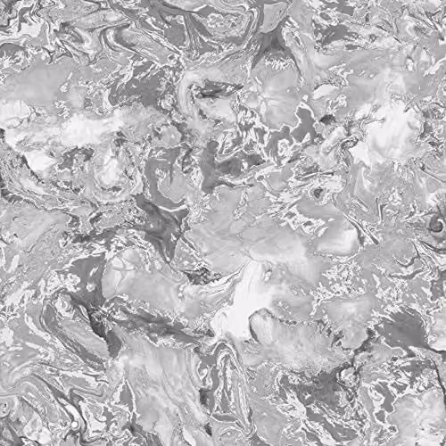 Muriva Elixir Abstract Silver Metallic Wallpaper Roll