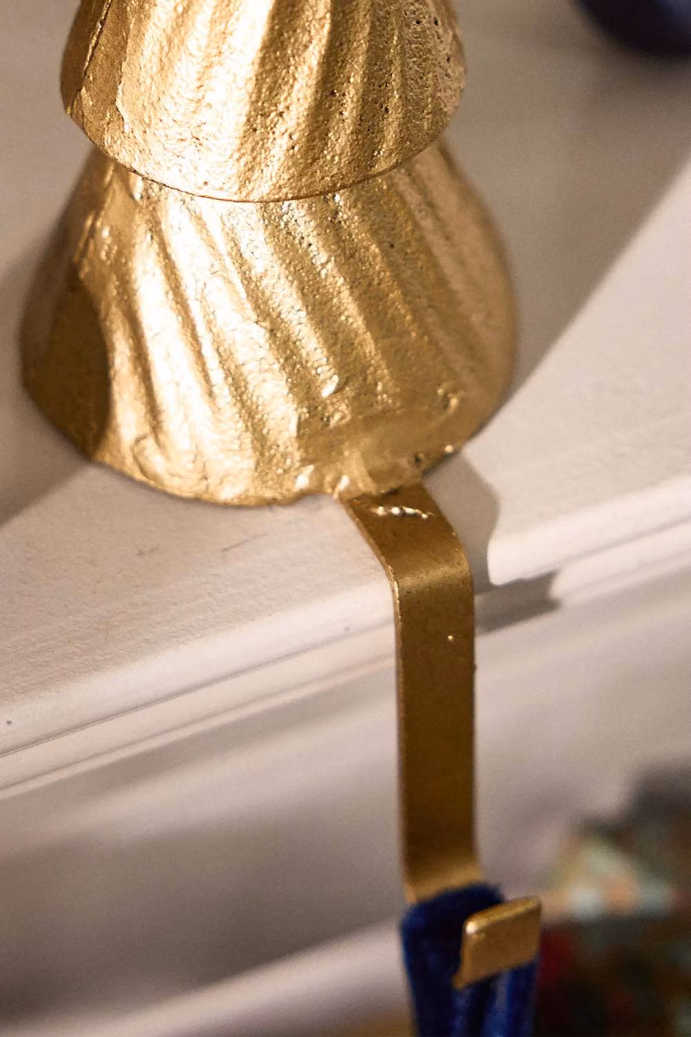 Dibor Gold Fir Tree Christmas Stocking Hook for Fireplace Holder – 4