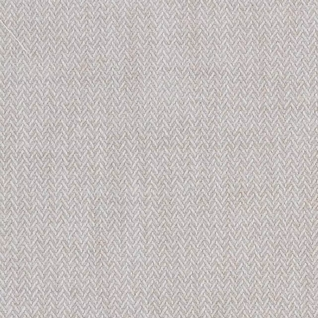 ANTE DECOR Silver and Beige Herringbone Chenille Fabric