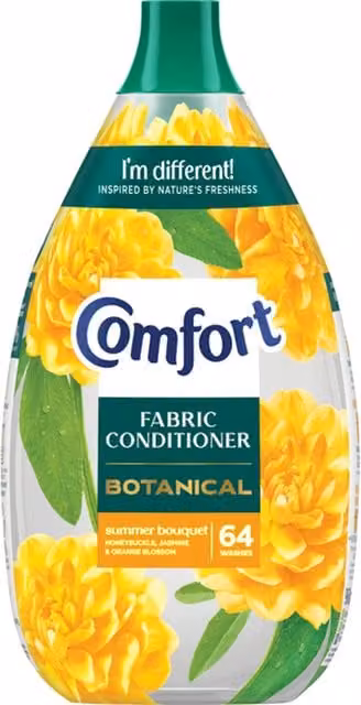Comfort Botanicals Fabric Conditioner Summer Bouquet Yellow 64