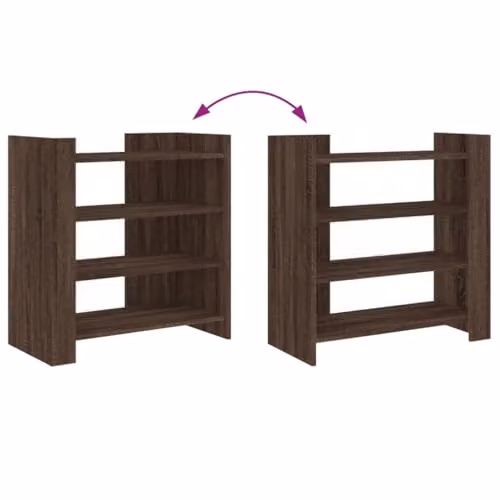 vidaXL Modern Sideboard in Brown Oak, W/D/H: 73.5 x 35 x 75 cm – 4