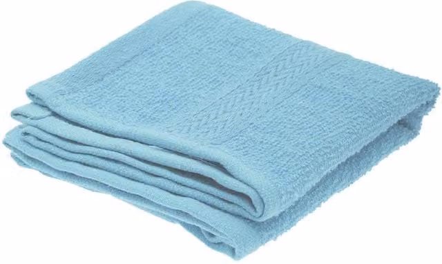 Jassz Plain Cotton Guest Hand Towel in Blue, 350 GSM