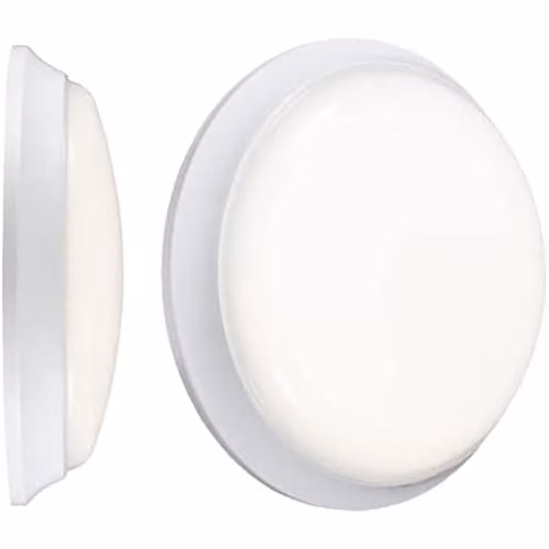 Netlighting Knightsbridge 14W LED Bulkhead IP54 Round Surface Mount Light in White 4000K