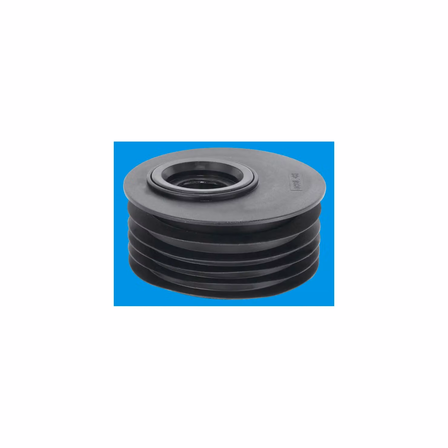McAlpine Black Plastic Offset Drain Reducer Connector 110mm – 2